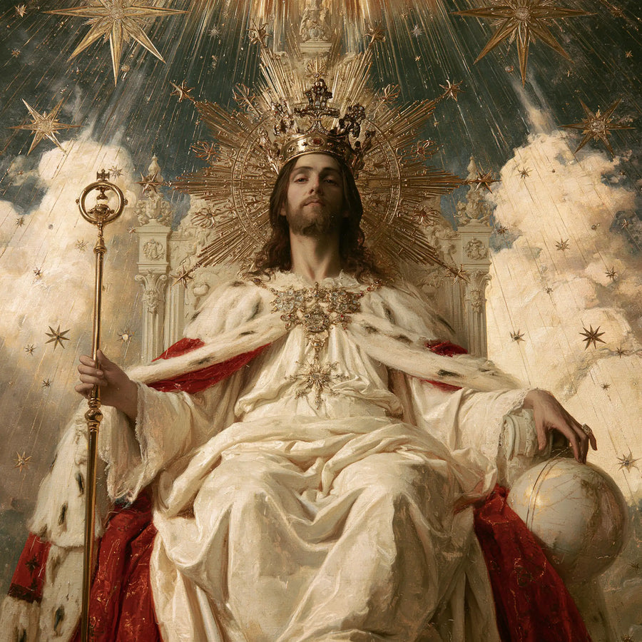 Jesus the King - Symbolist · Square n° 2