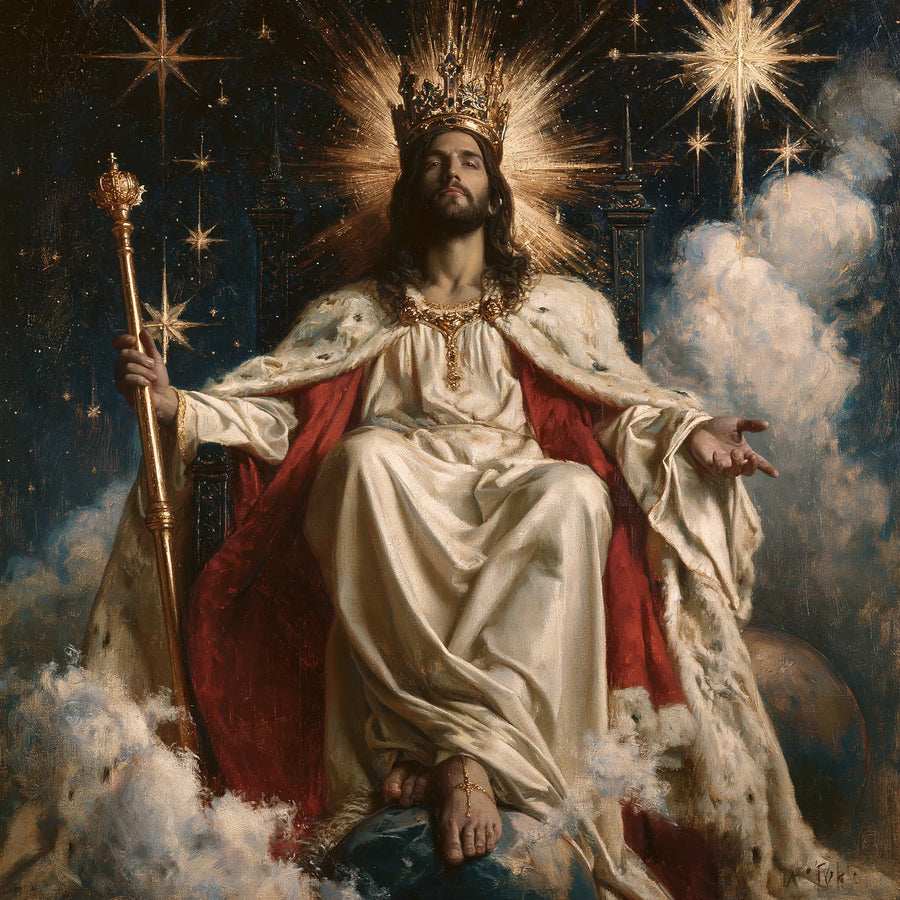 Jesus the King - Symbolist · Square n° 3