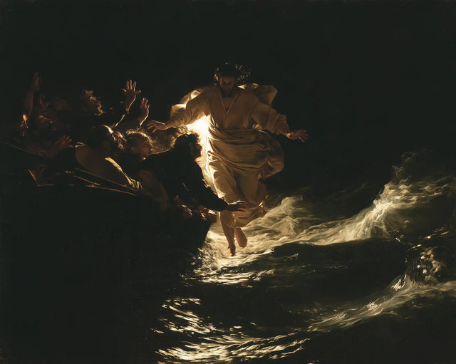 Jesus Walking on Water — Foam at the Threshold of the Miracle