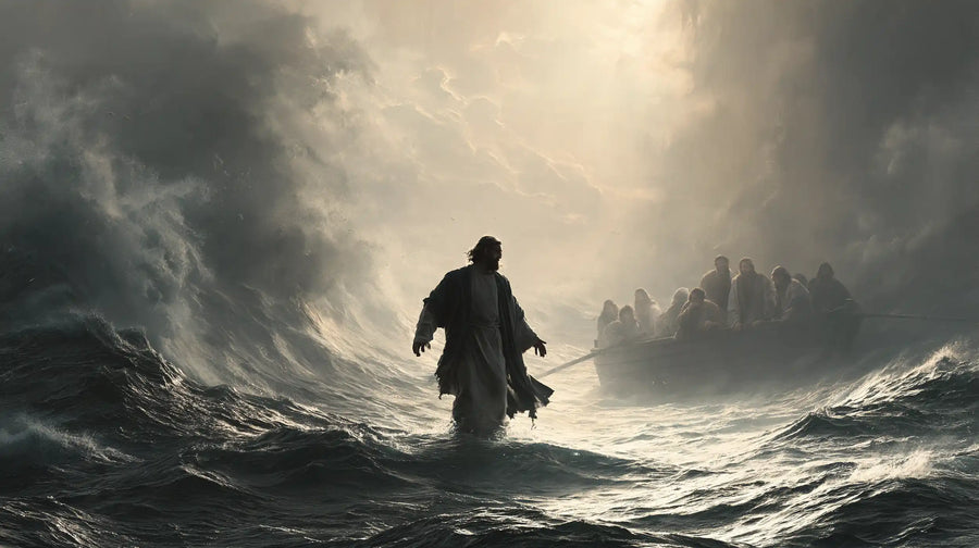 Jesus Walking on Water - Explosion of Movement · Landscape n° 15