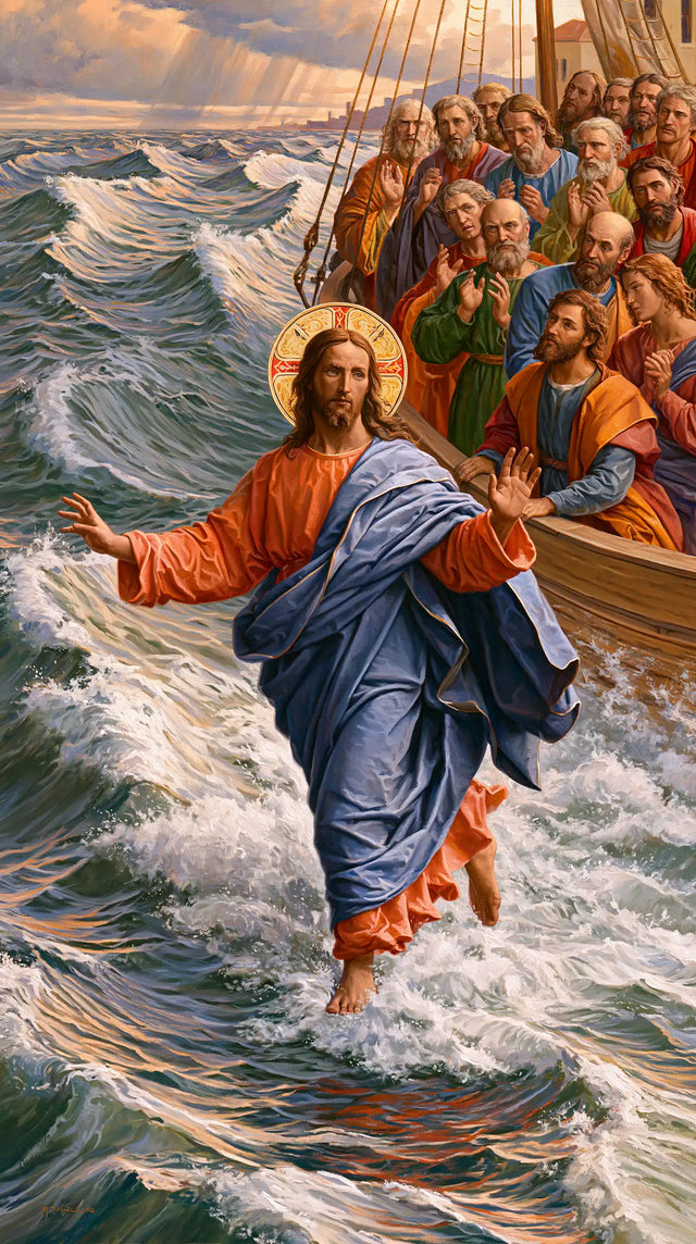 Jesus Walking on Water — Welcome in the Long White Wake