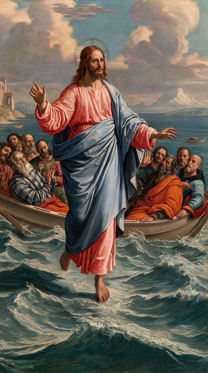 Jesus Walking on Water — The Blessing within the Circle of Gazes