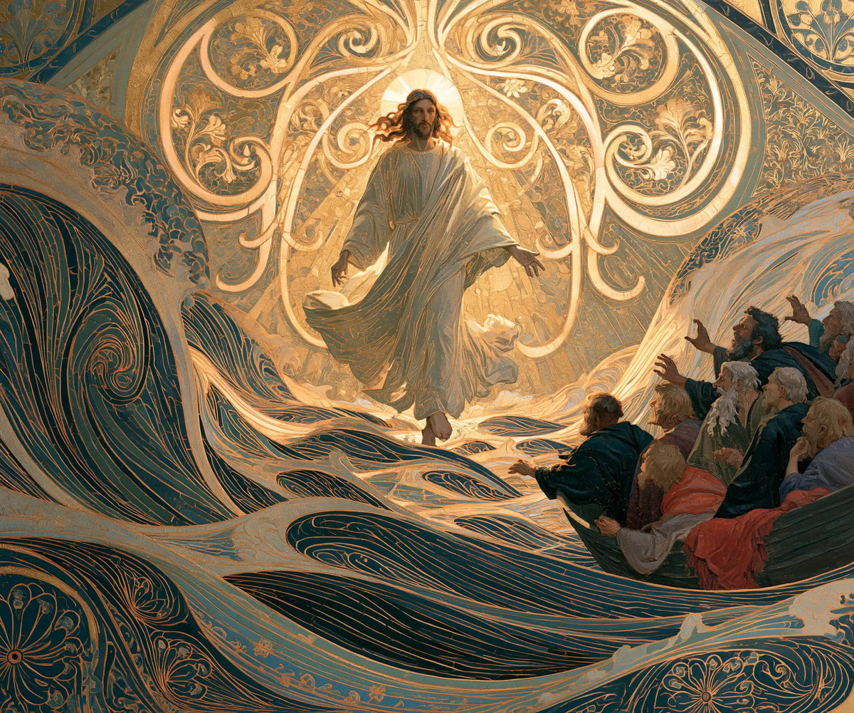 Jesus Walking on Water — The Tree of Light above the Linen