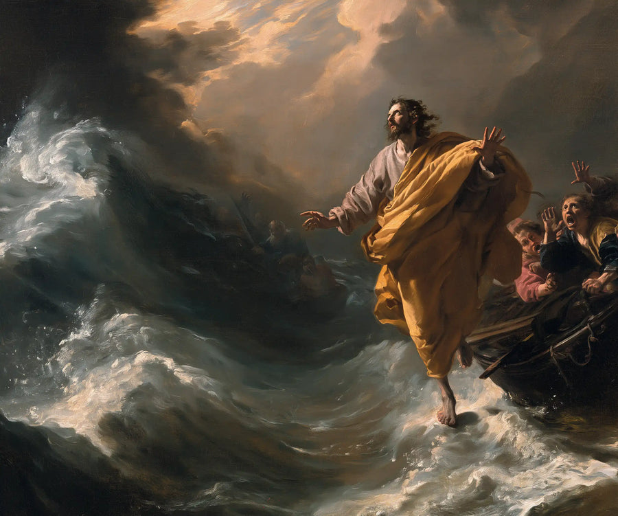 Jesus Walking on Water - Theatrical Baroque · Landscape n° 8