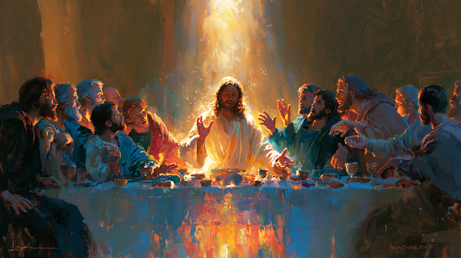 The Last Supper - Impressionist n° 3 — aperçu de la finition sélectionnée