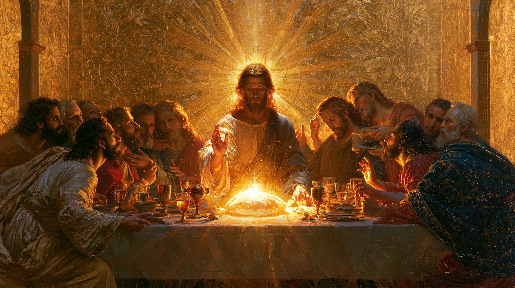 The Last Supper - Sacred Golden n° 2 — aperçu de la finition sélectionnée