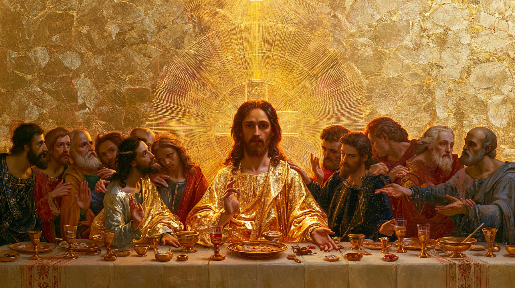 The Last Supper - Sacred Golden n° 11 — aperçu de la finition sélectionnée
