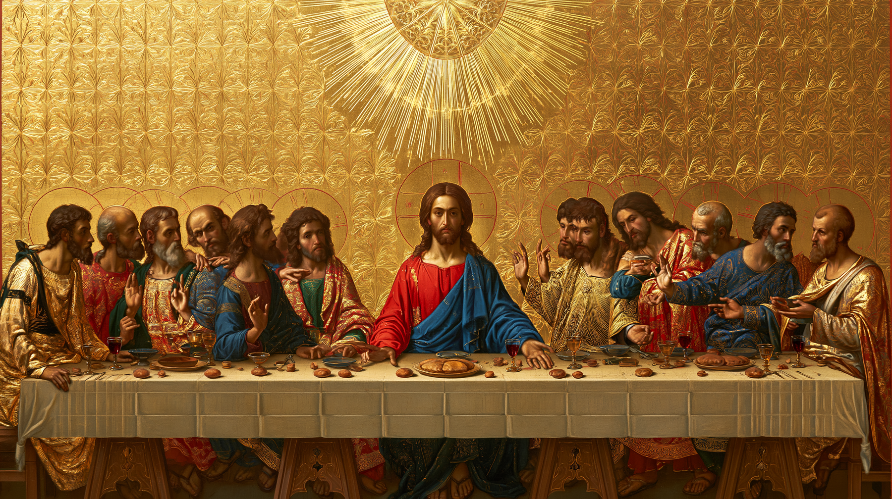 The Last Supper - Sacred Golden n° 17 — aperçu de la finition sélectionnée