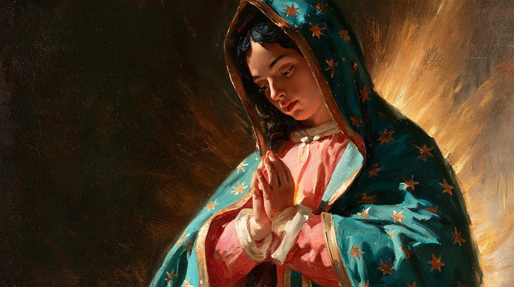 Our Lady of Guadalupe – Caravaggio Tenebrism · Landscape no. 14
