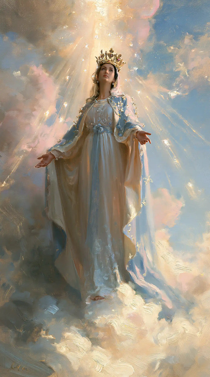 Mary Queen of Heaven - Impressionist · Portrait n° 20