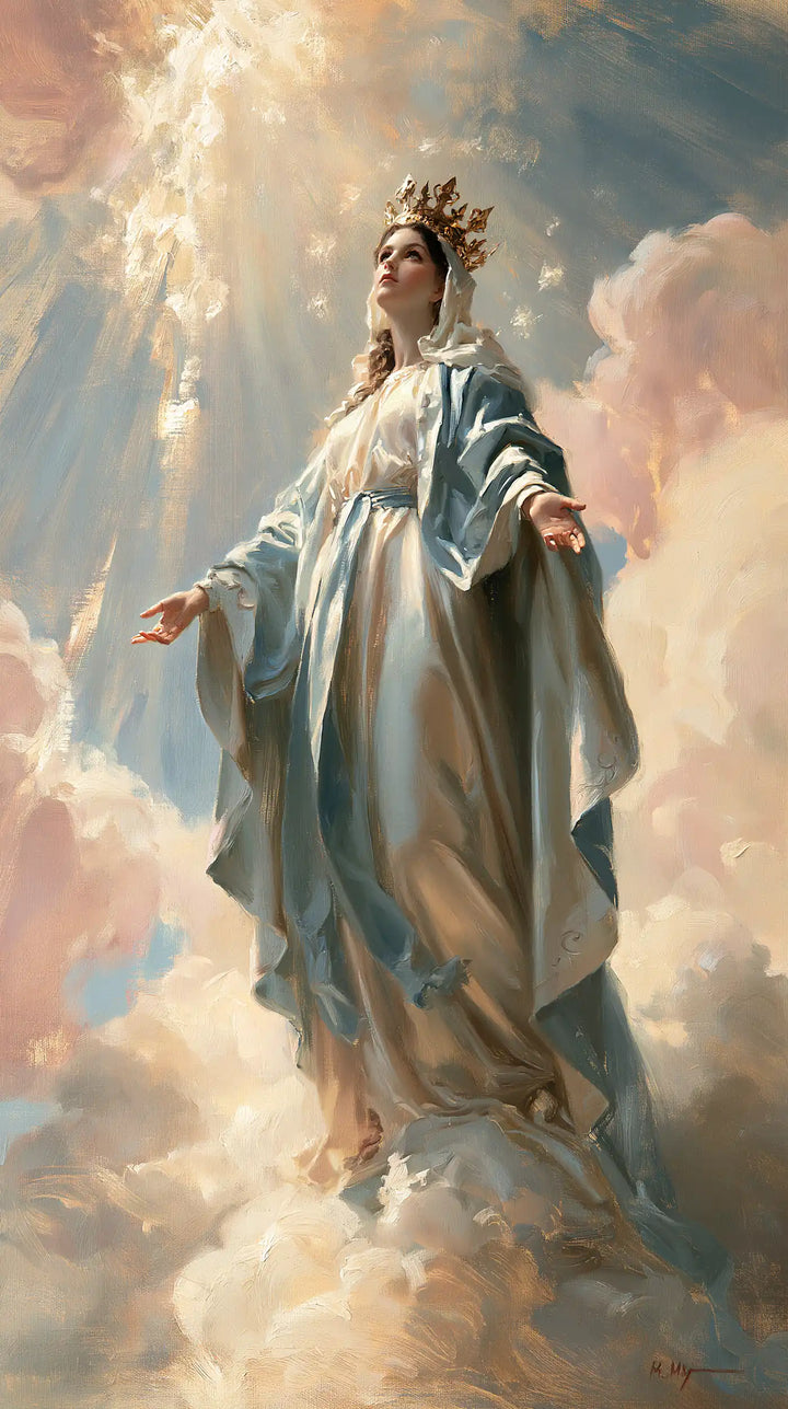 Mary Queen of Heaven - Impressionist · Portrait n° 21