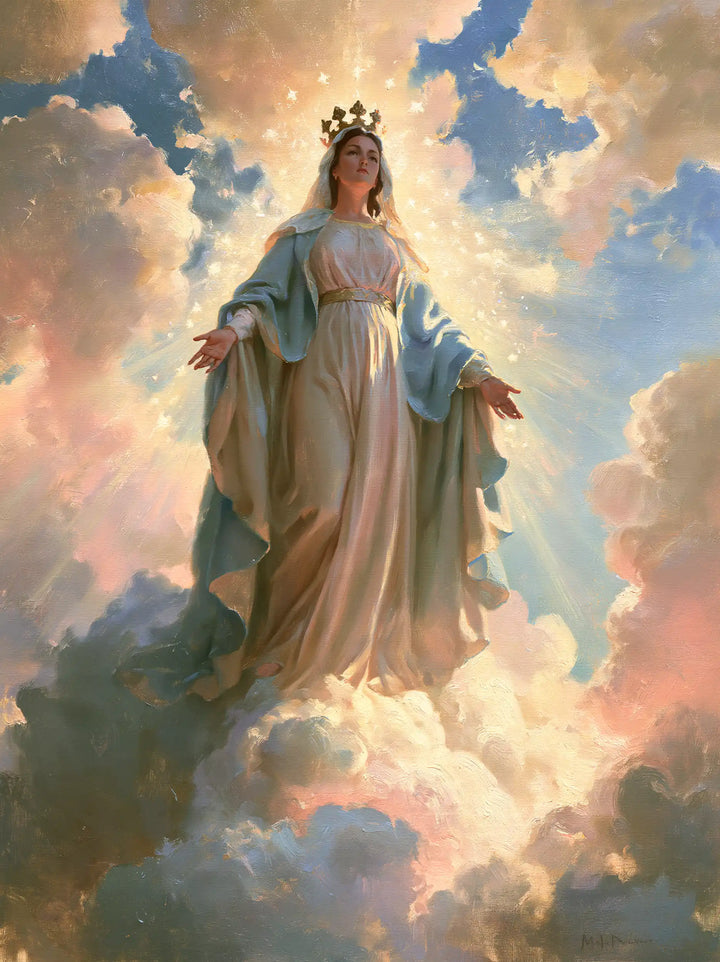 Mary Queen of Heaven - Impressionist · Portrait n° 28