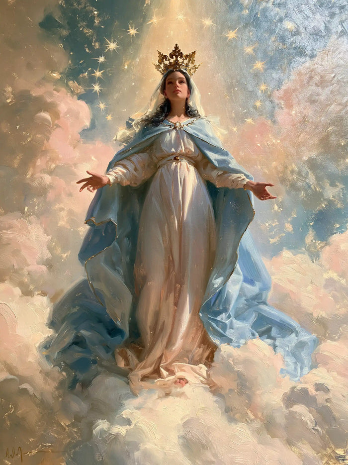 Mary, Queen of Heaven — The Flight of Folds in Heaven’s Garden