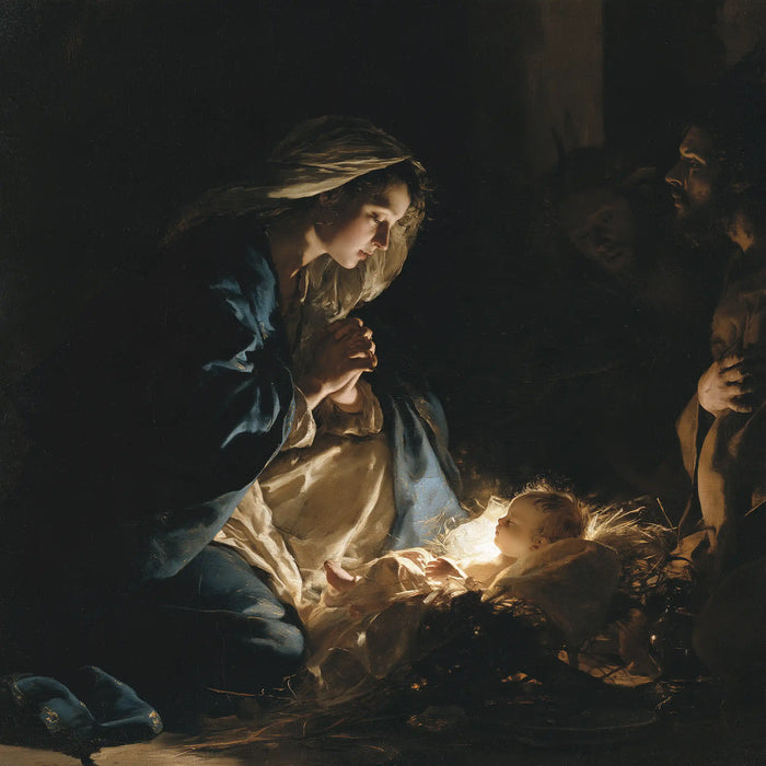 The Nativity - Black and Gold · Square n° 4