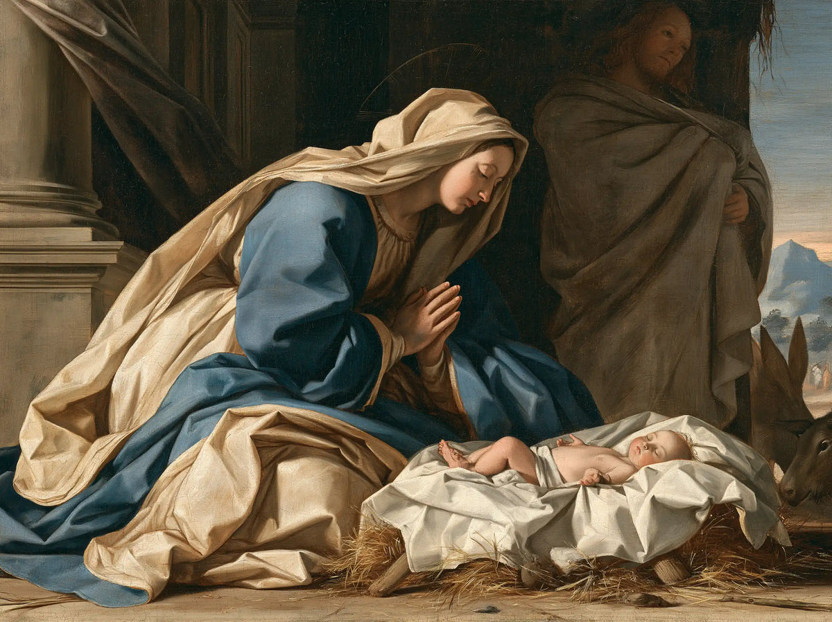 The Nativity — Prayer at the Foot of the Column