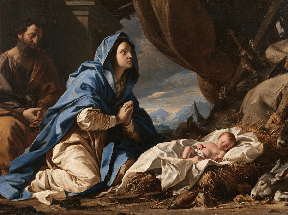 The Nativity — Prayer Before the Blue Mountains