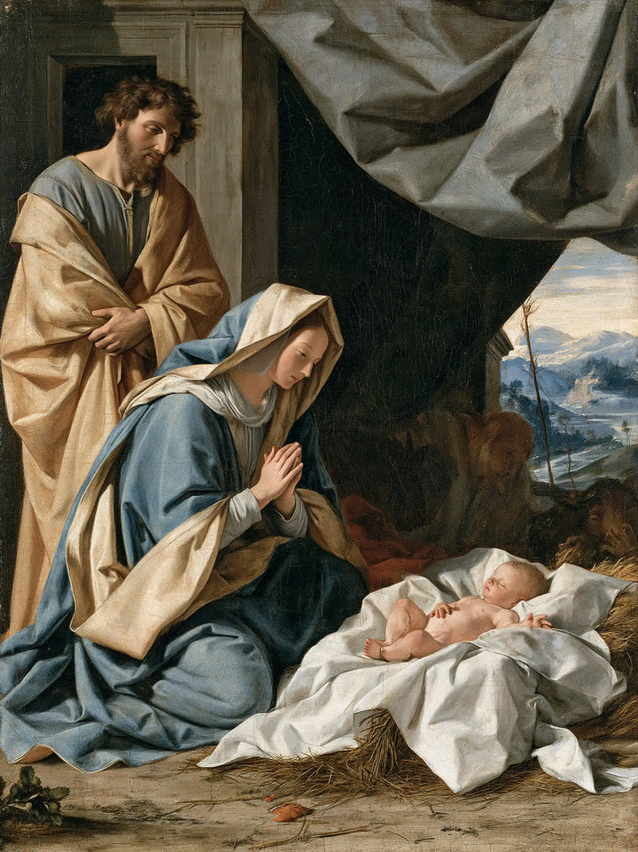 The Nativity — Prayer Beneath the Great Curtain
