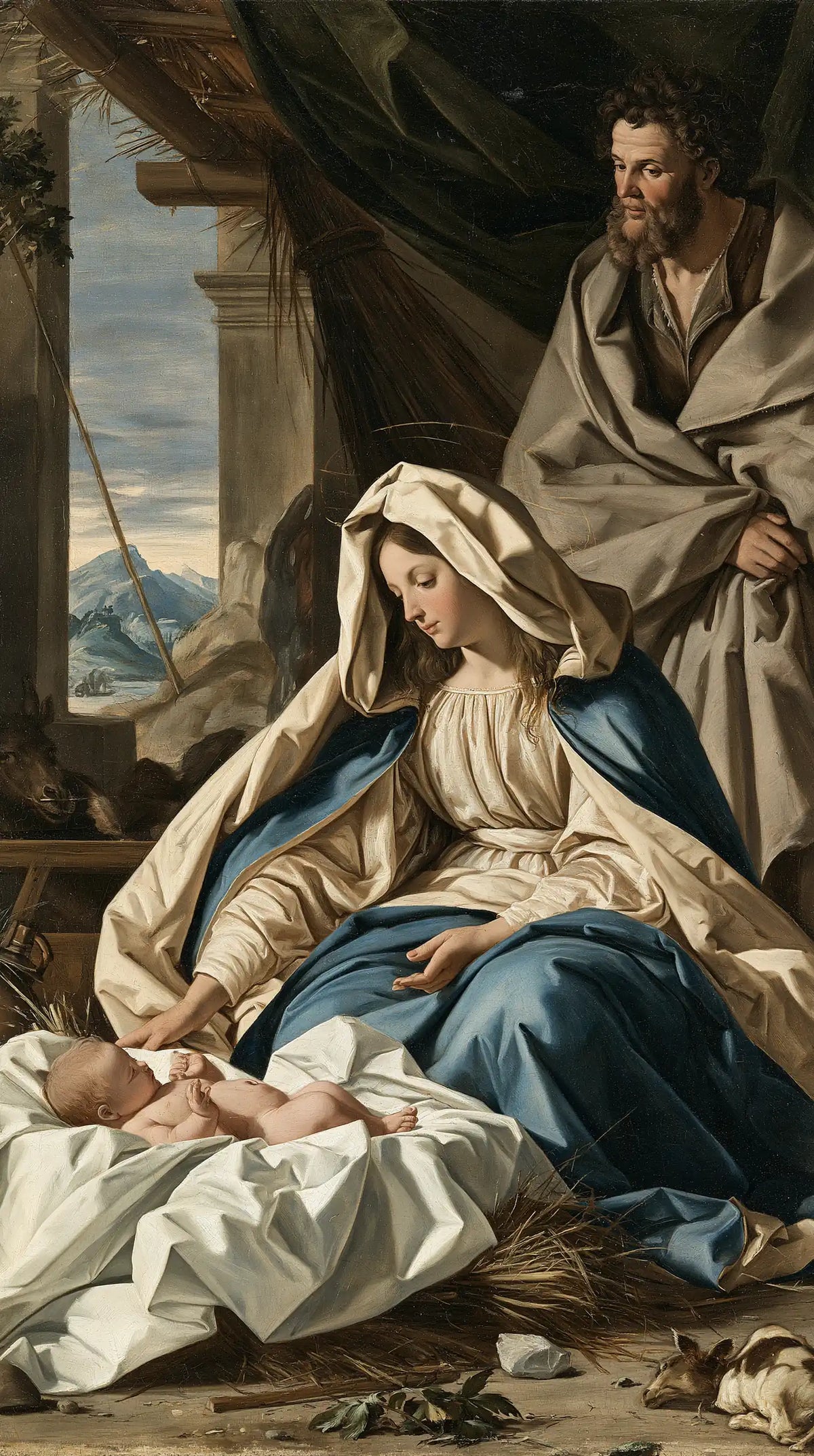 The Nativity — Repose Sheltered Beneath Ancient Stone