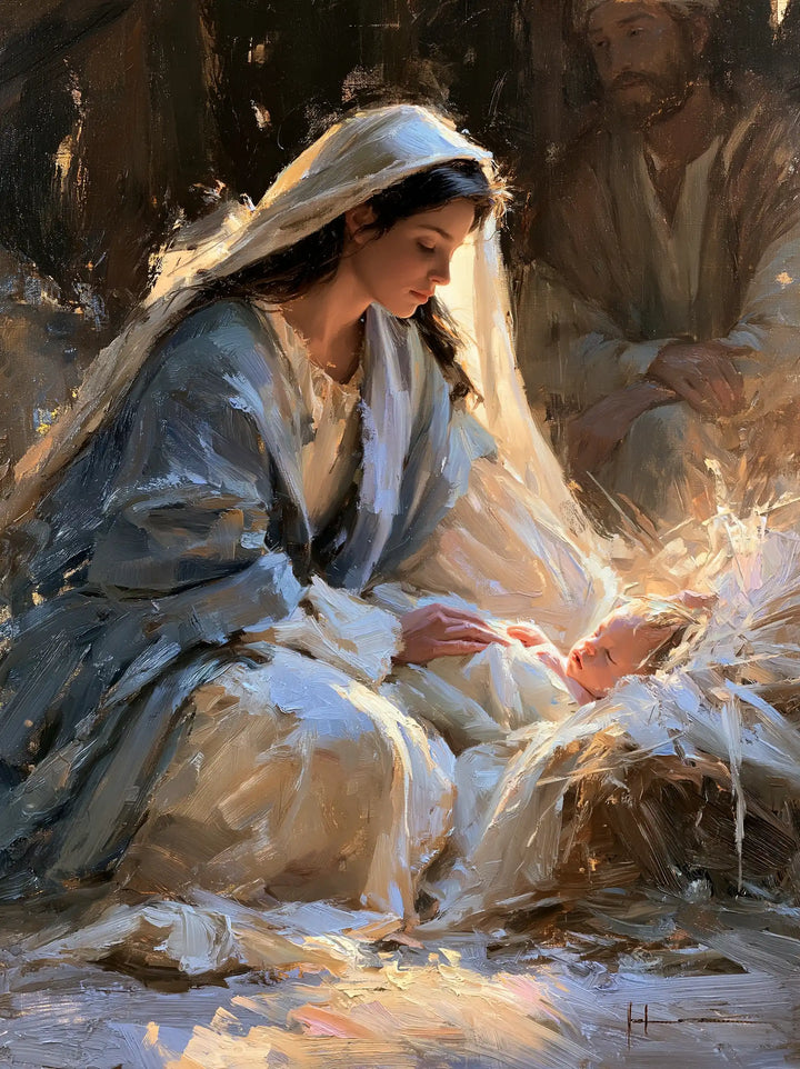 The Nativity — The Cradle Beside the Azure Veil