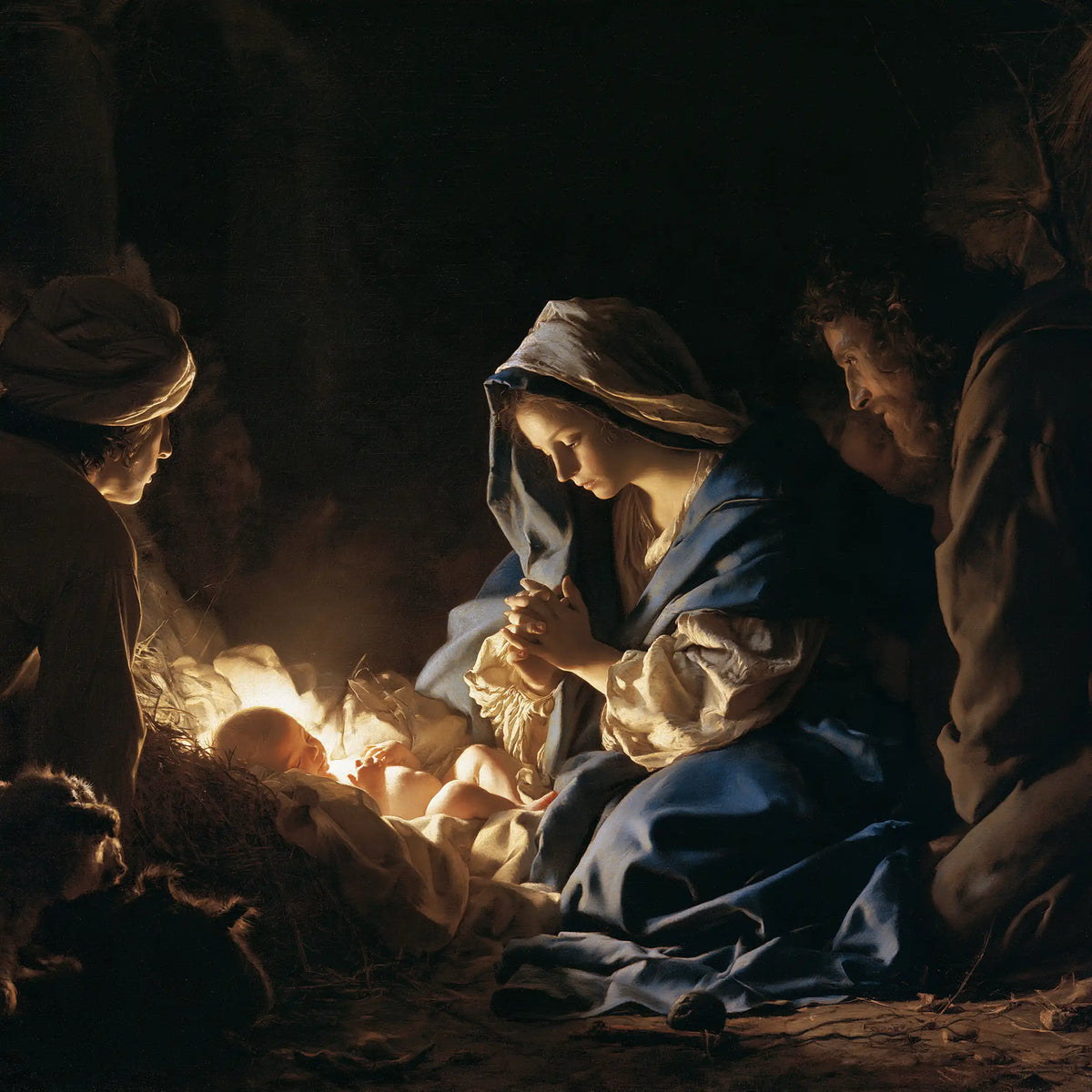 The Nativity — The Watchers at the Heart of the Golden Glow