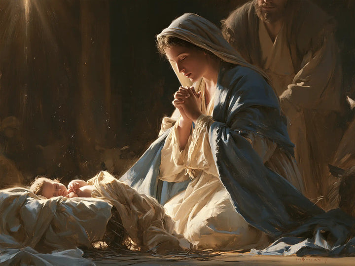 The Nativity - Mary Adoring the Christ Child · Landscape n° 2