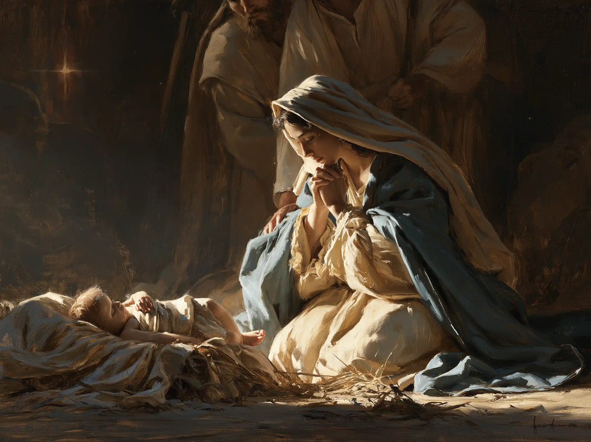 The Nativity — Reverence in the Watcher’s Shadow