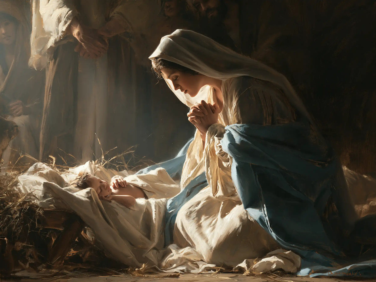 The Nativity — The Face Bowed in the Light of the Threshold