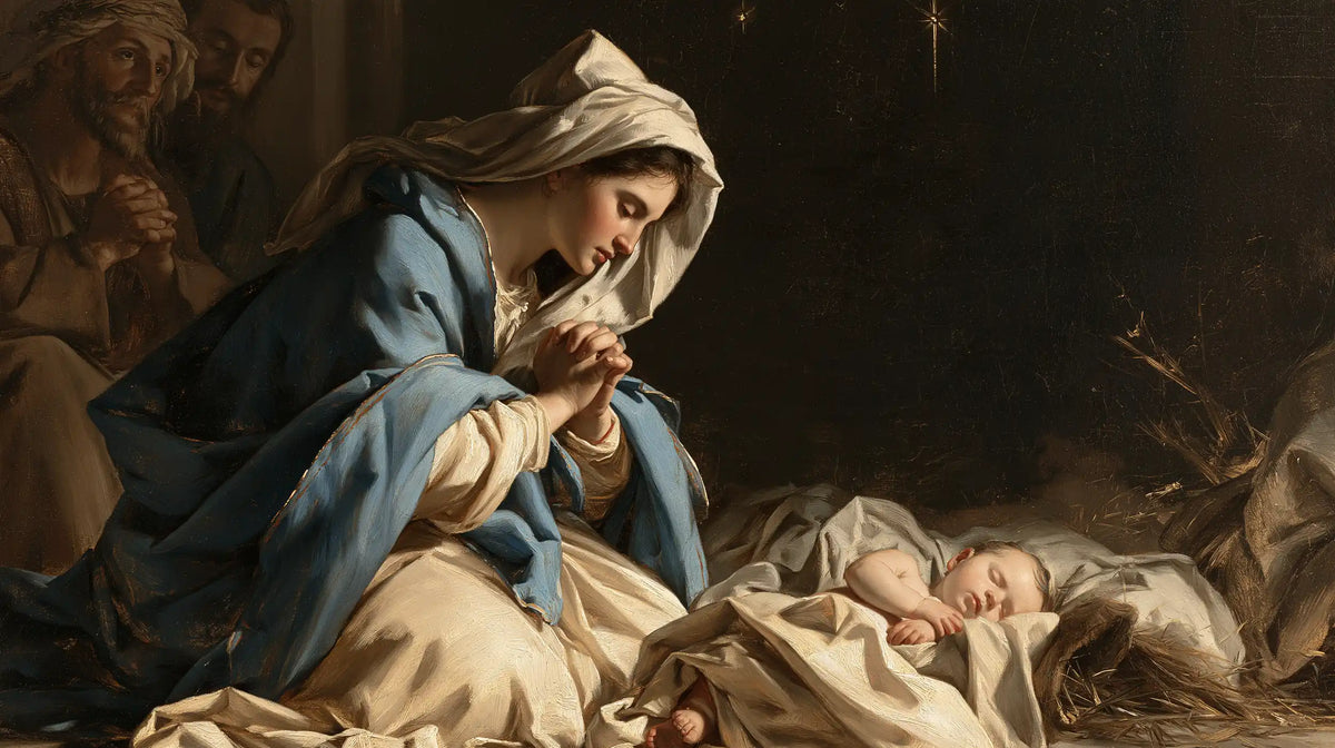 The Nativity — Prayer Beside Ivory Sleep
