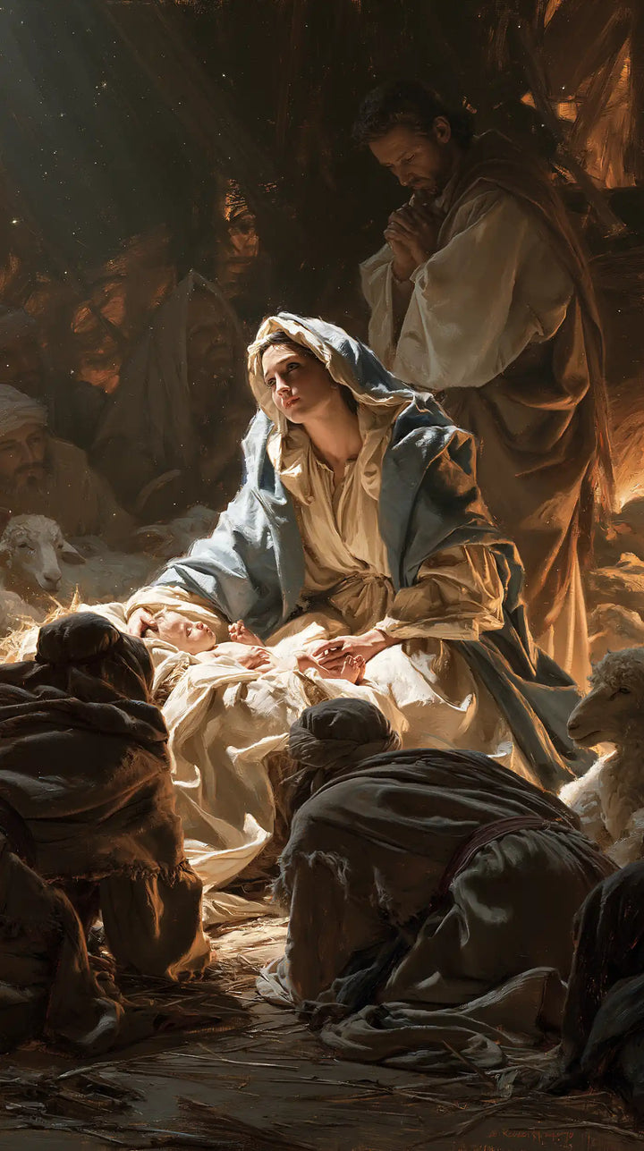 The Nativity — The Cradle Before Bowed Shoulders