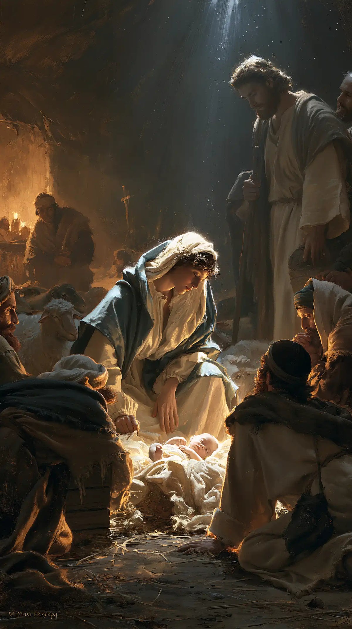 The Nativity — The Shepherds Beneath the Narrow Daylight