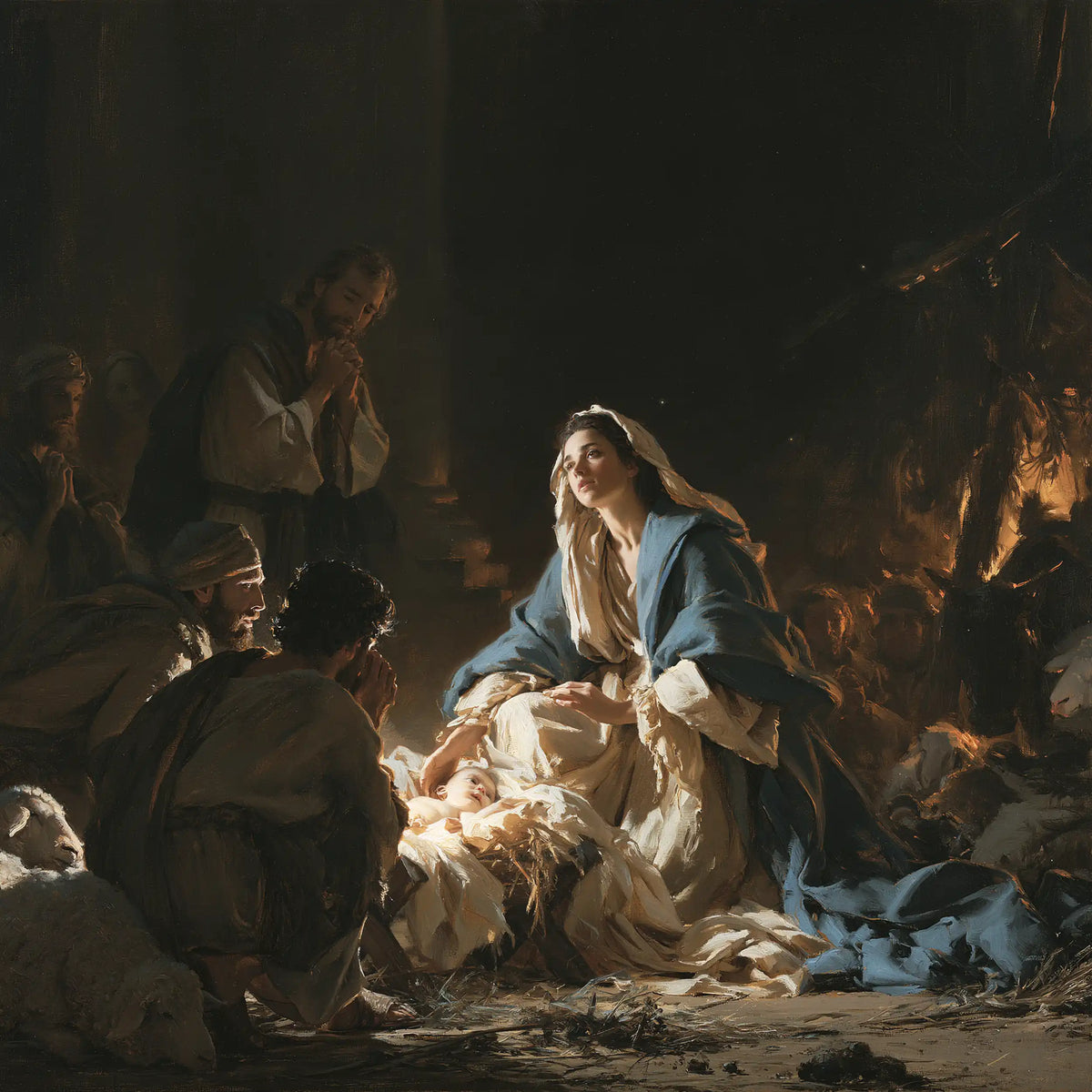 The Nativity — The Gaze in the Shelter’s Stillness