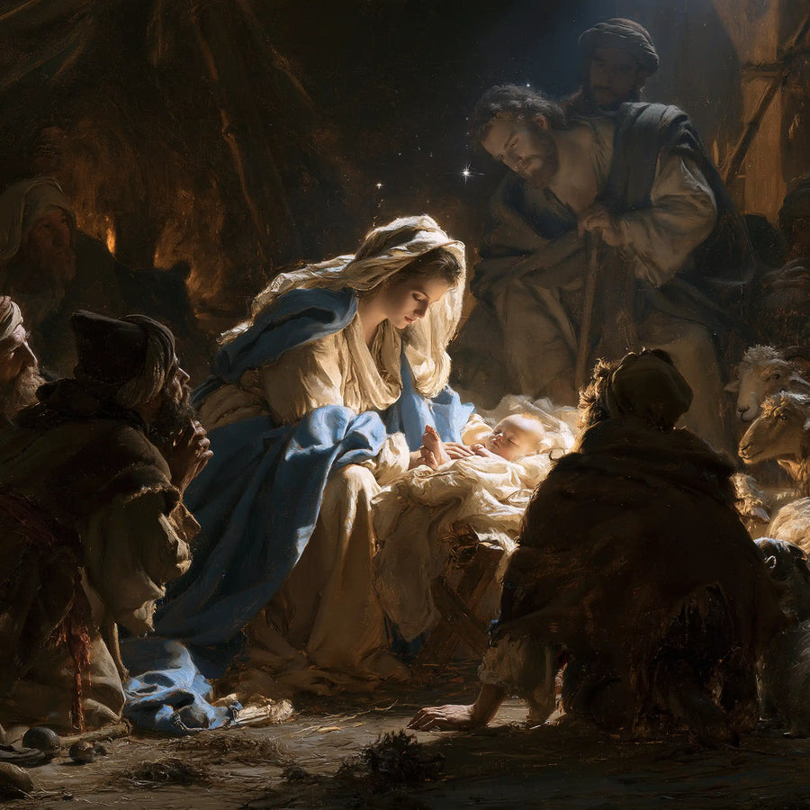 The Nativity - Mary and the Shepherds · Square n° 5