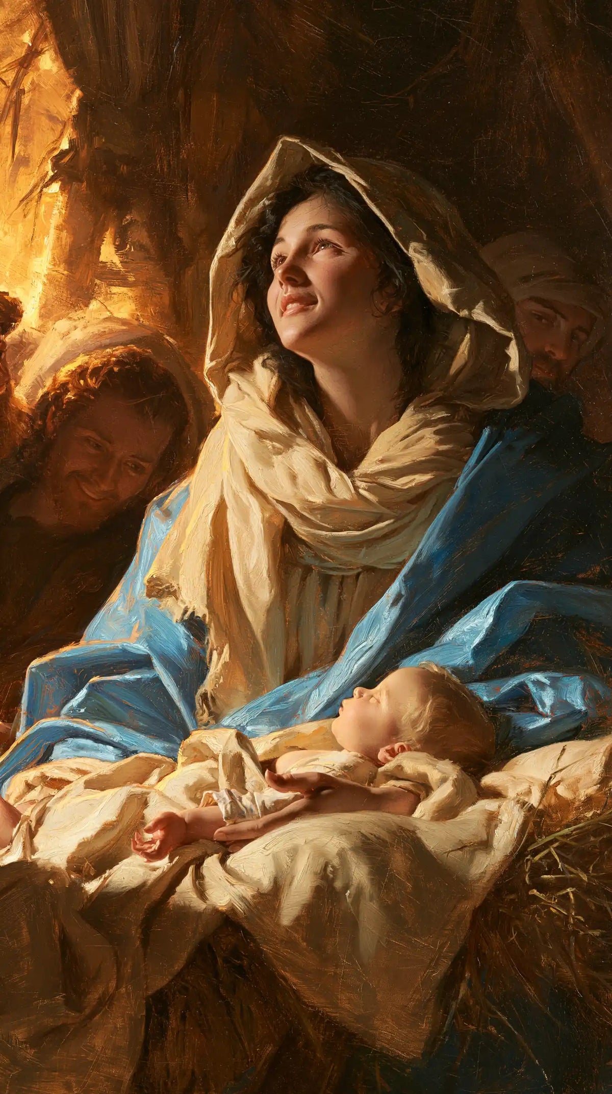 The Nativity — The Grateful Gaze Towards the Light