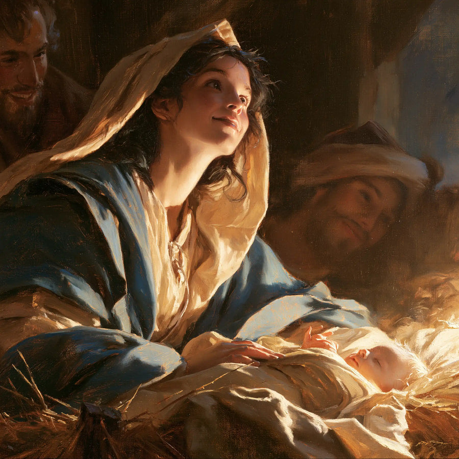 The Nativity - Maternal Joy · Square n° 3