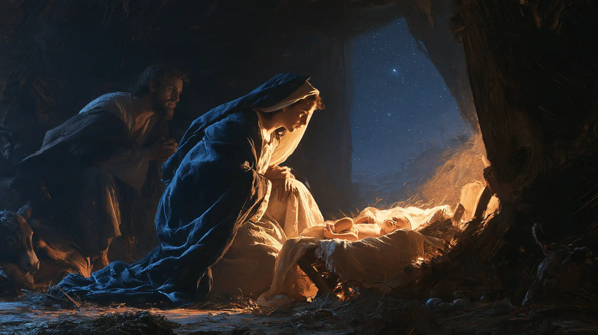 The Nativity — The Vigil Between Blue and Ember