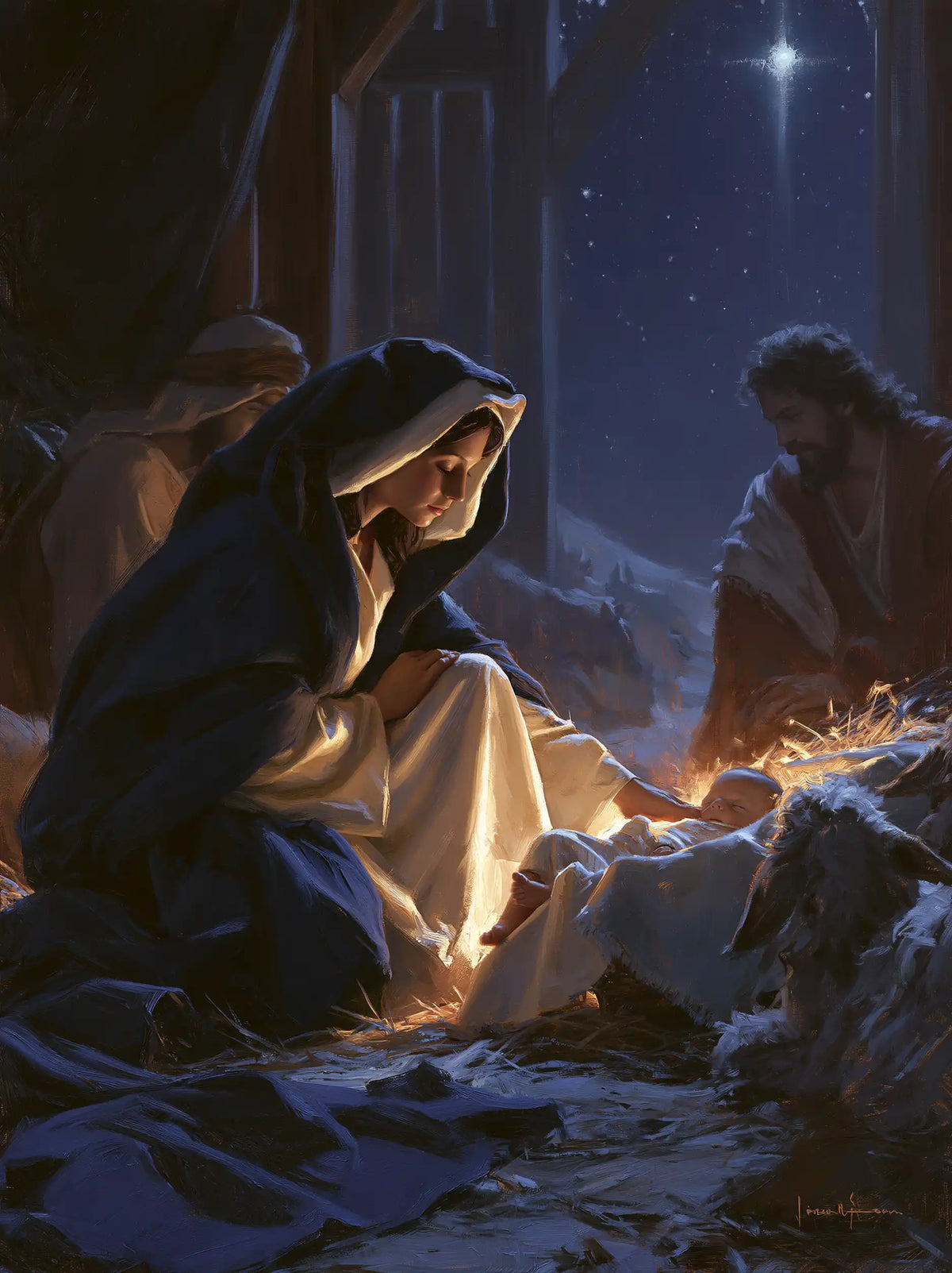 The Nativity — Sleep at the Threshold of the Blue Door