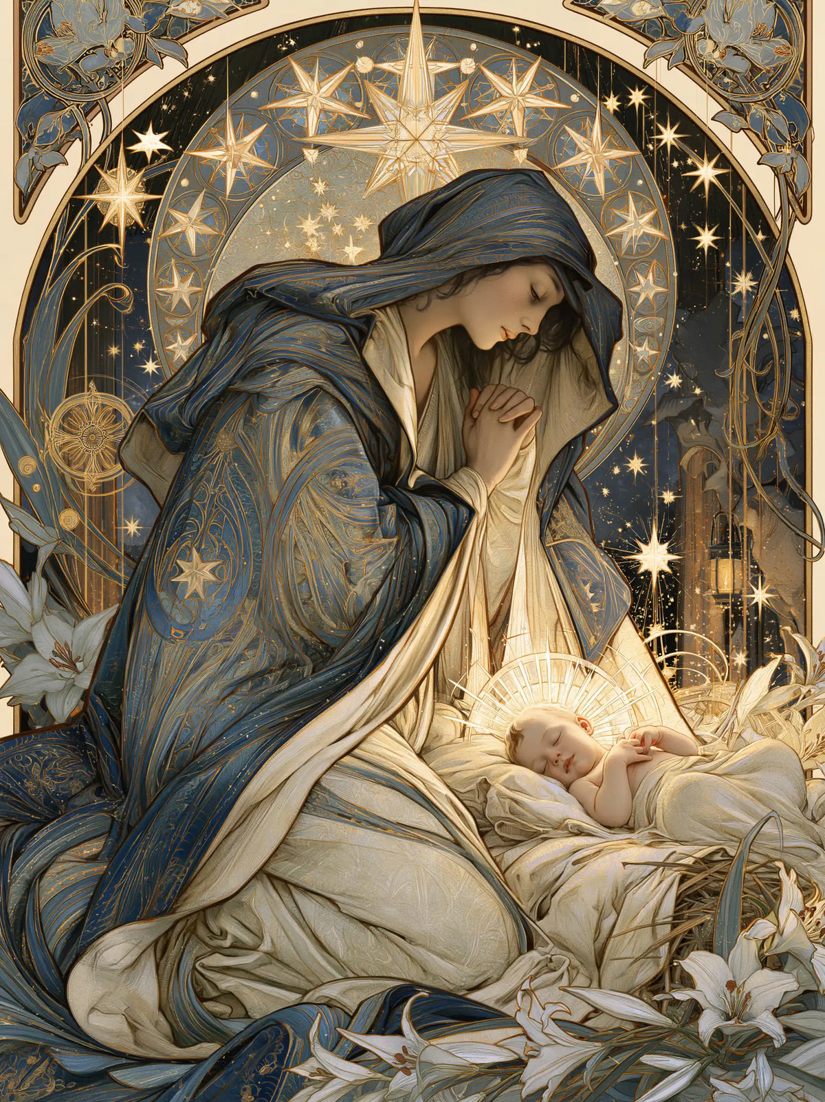 The Nativity - Sacred Art Nouveau · Portrait n° 5