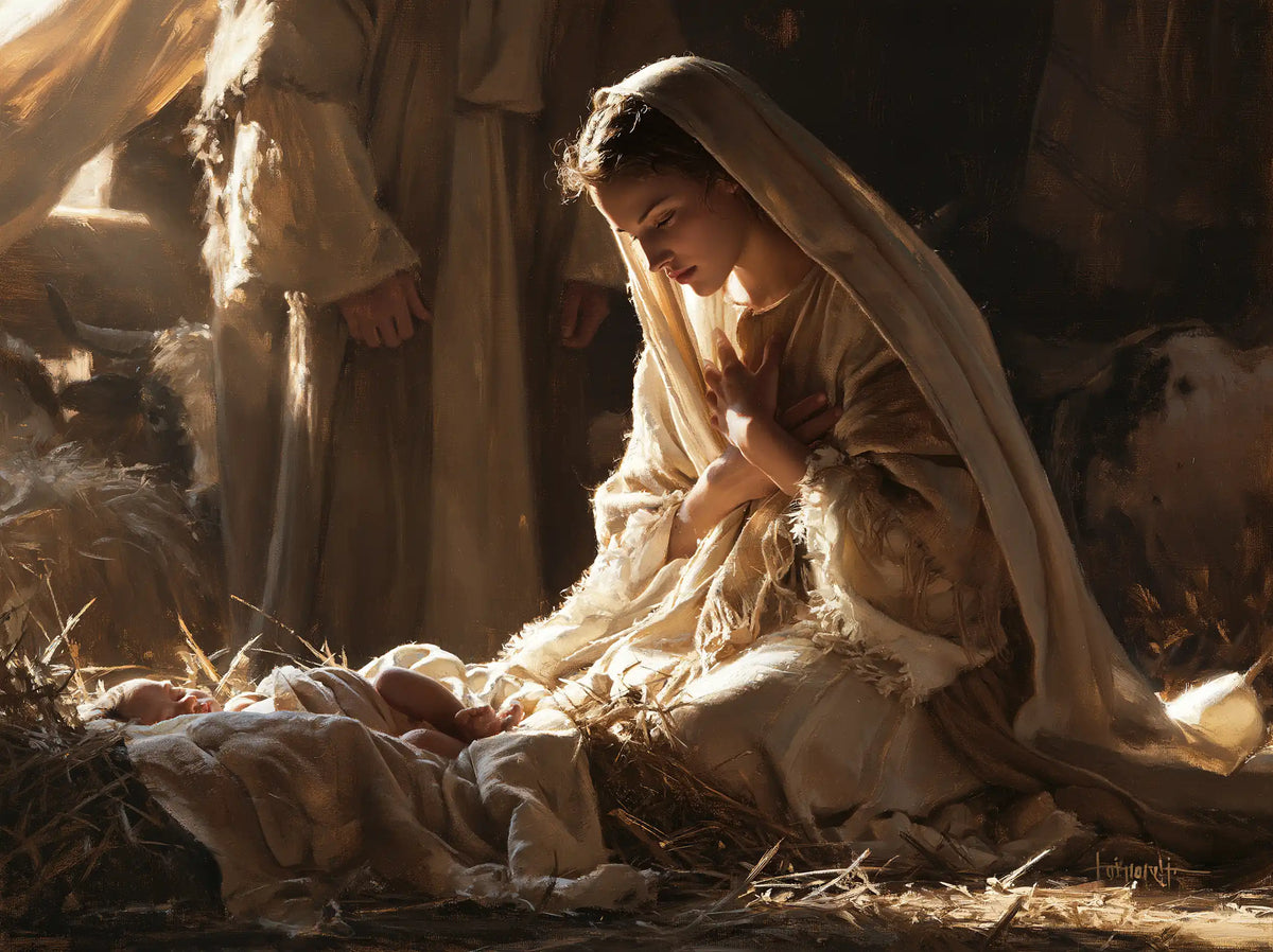 The Nativity — Prayer in Natural Cloth