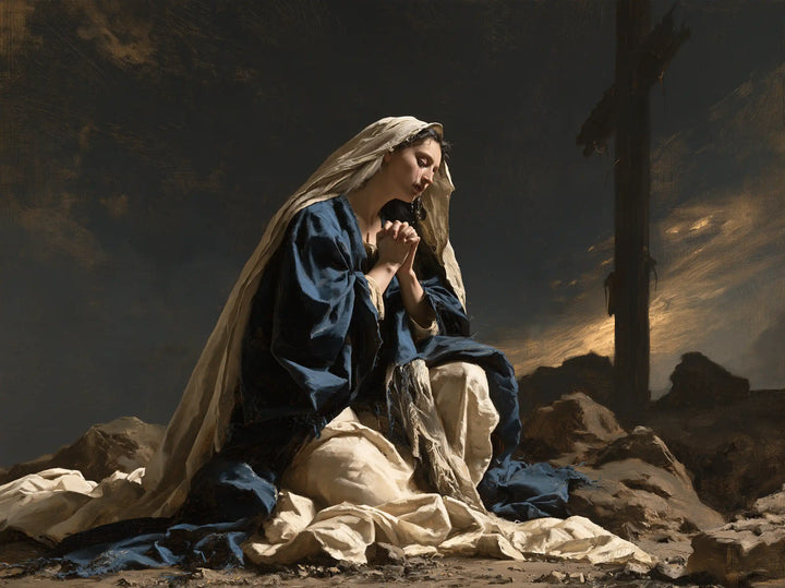 Our Lady of Sorrows — Silence amid the Unfurled Cloths