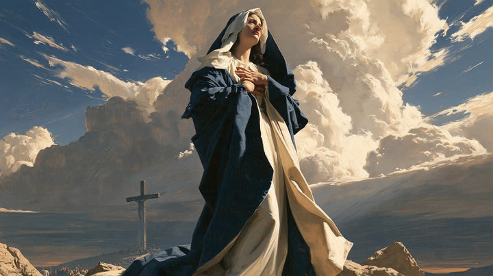 Our Lady of Sorrows — The Heart before the Towers of Cloud