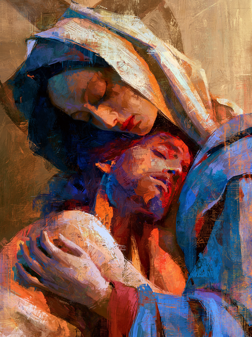 La Pietà - 표현주의 · 초상화 n° 9 - 기독교 예술
