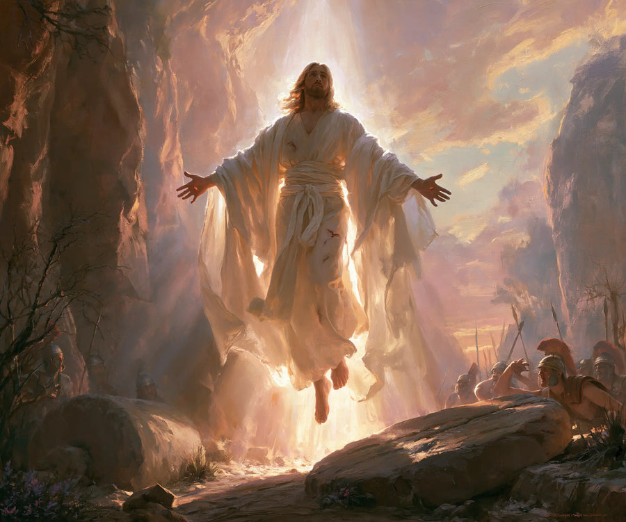 The Resurrection of Jesus Christ — The Face toward the Rose Clouds