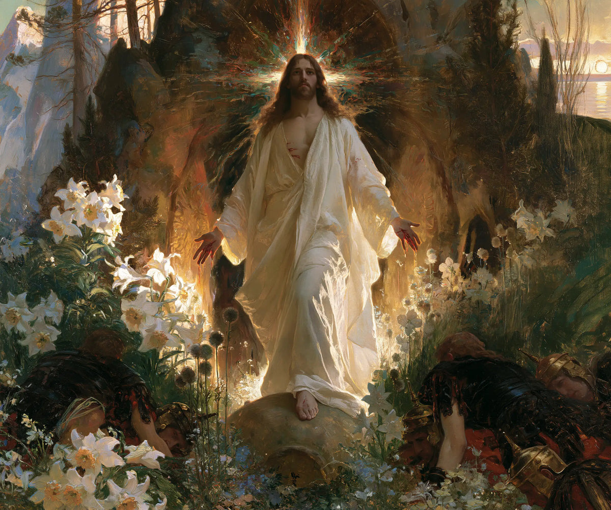 The Resurrection of Jesus Christ — Lilies before the Living Rock