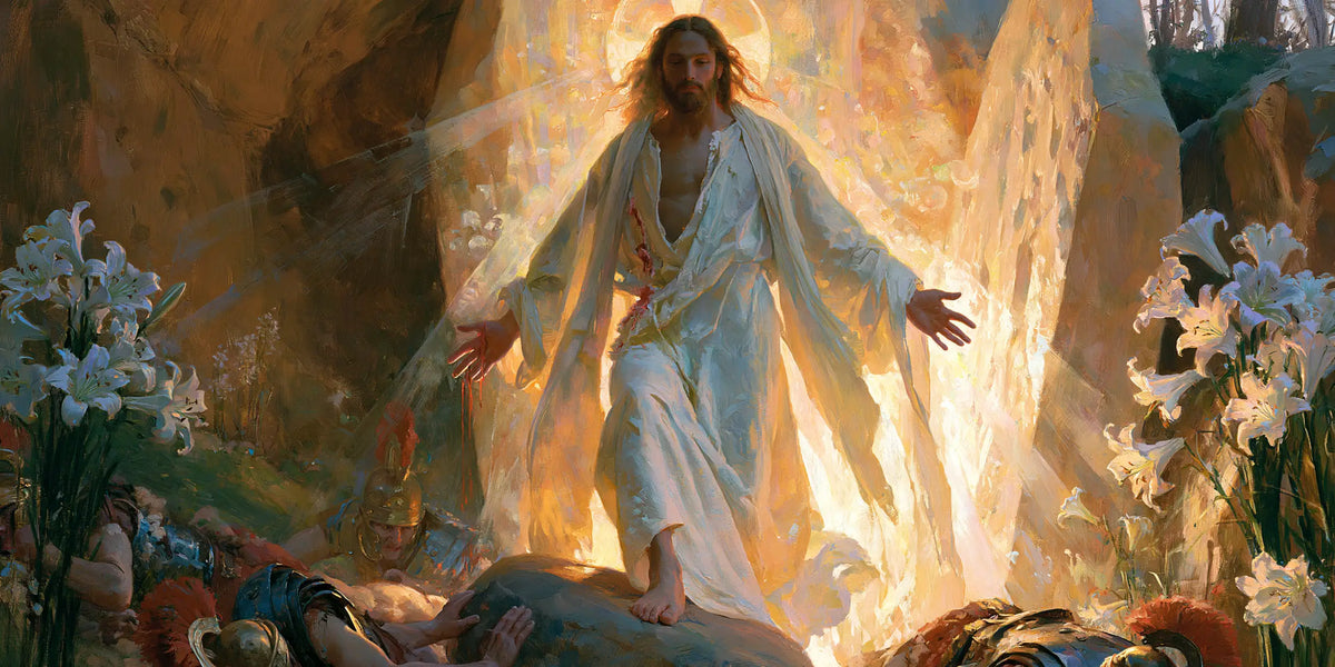 The Resurrection of Jesus Christ — White among Golden Facets