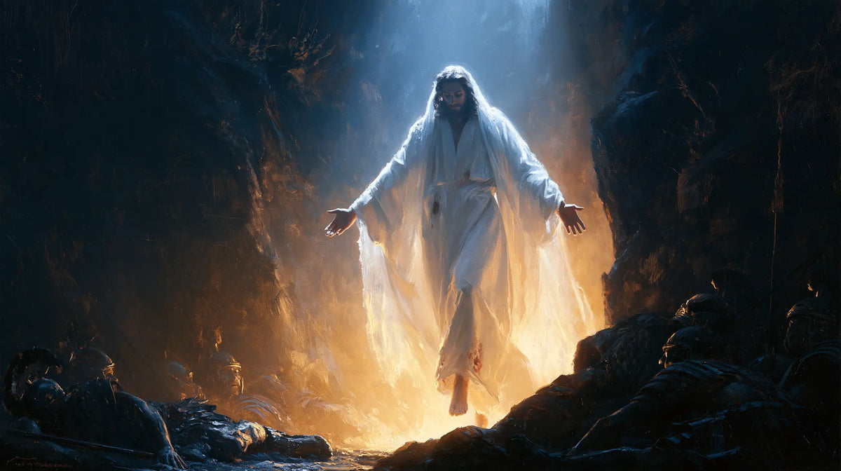 The Resurrection of Jesus Christ - Midnight-blue Chiaroscuro · Landscape n° 18