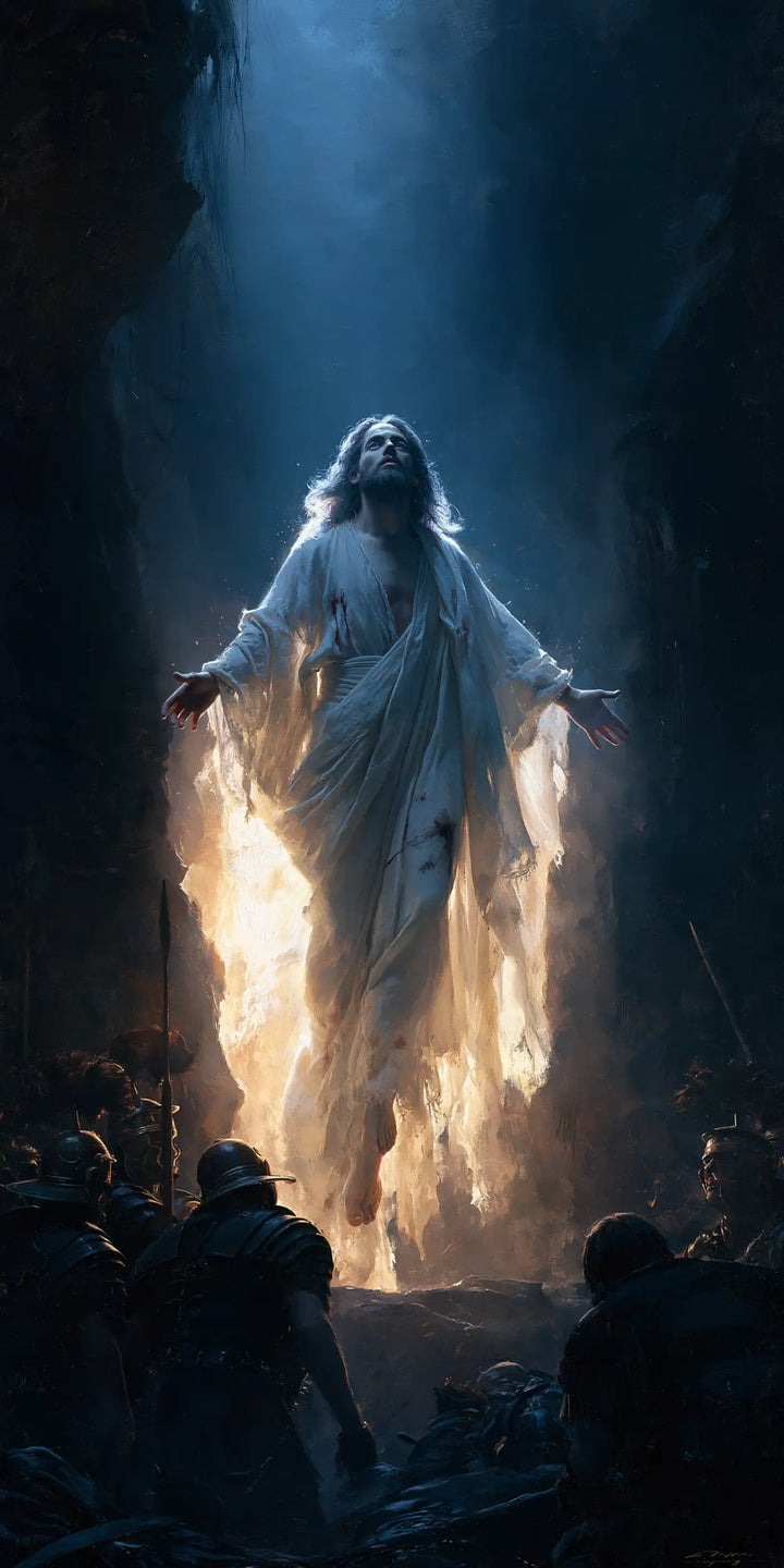 The Resurrection of Jesus Christ - Midnight-blue Chiaroscuro · Portrait n° 4
