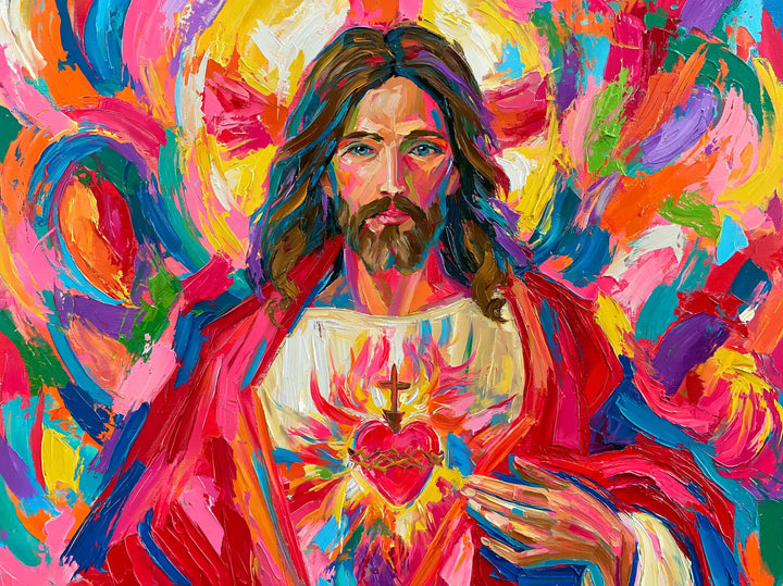 Sacred Heart of Jesus – Ultra-Vibrant Expressionism · Landscape no. 1
