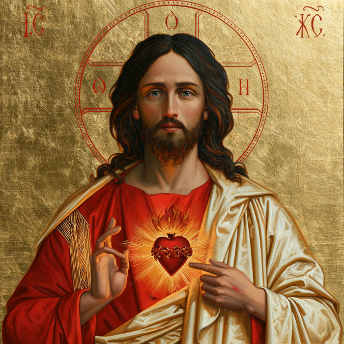 The Sacred Heart of Jesus — Light in the Lustrous Robes