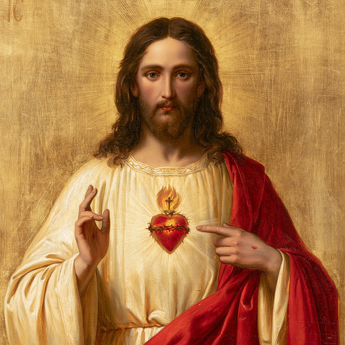 The Sacred Heart of Jesus — Serenity with a Burning Heart
