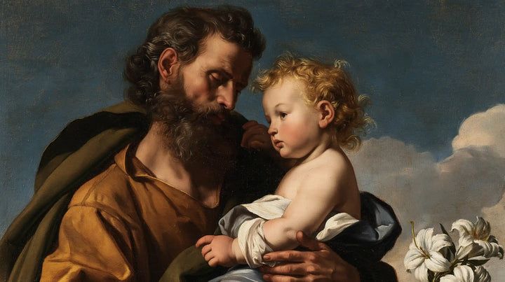 Saint Joseph with the Child Jesus – Florentine Renaissance · Landscape no. 4